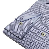Casa Moda 51200 Pure Cotton Diamond Pattern Shirt