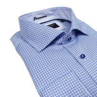 Casa Moda 51600 Pure Cotton Neat Check Pattern Shirt