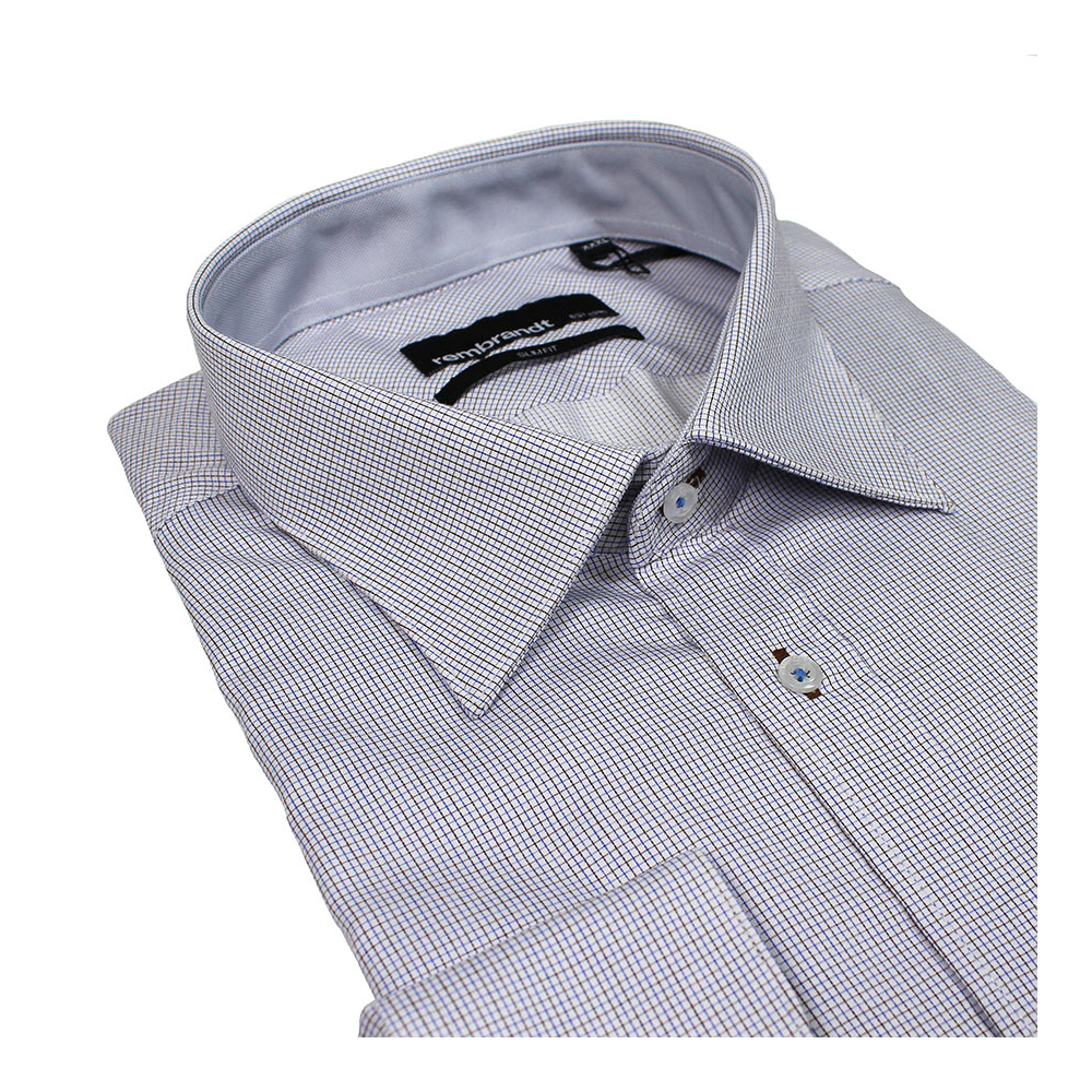 Rembrandt VSF9555 Pure Cotton Classic Mini Check Shirt