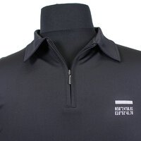 North 56 81136 Cool Effect Stretch Latitude Logo Zip Polo