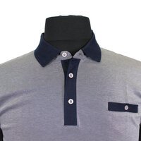 Kitaro 181569 Cotton Mix Marl Pattern Fashion Polo with Pocket