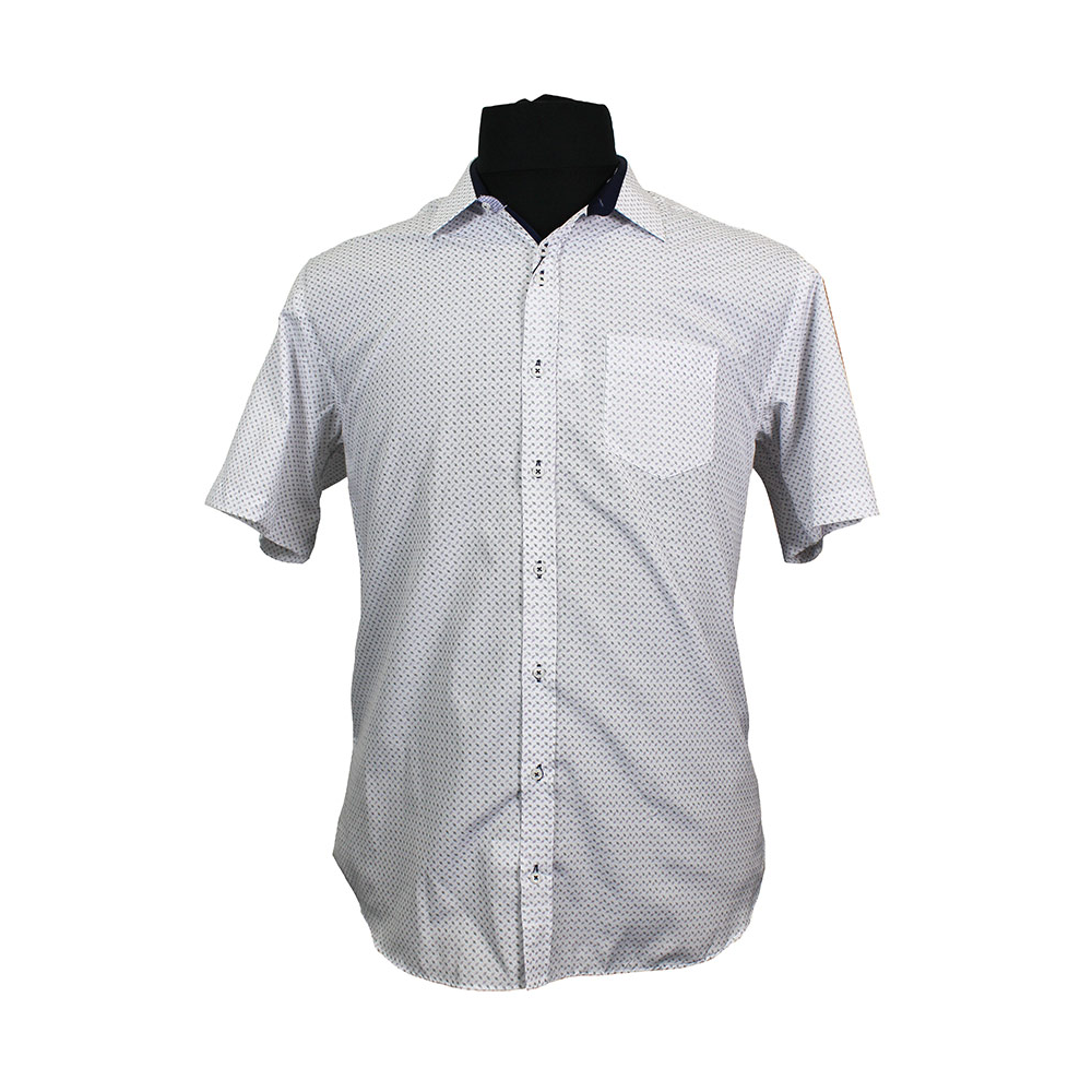 Pureshirt Platinum Cotton Rich Abstract Neat Pattern Shirt