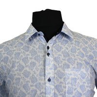Pureshirt Platinum S184 Cotton Rich Paisley Pattern Fashion Shirt