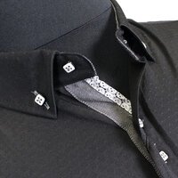 Pureshirt Platinum S182 Cotton Rich Dot Self Pattern Fashion Shirt