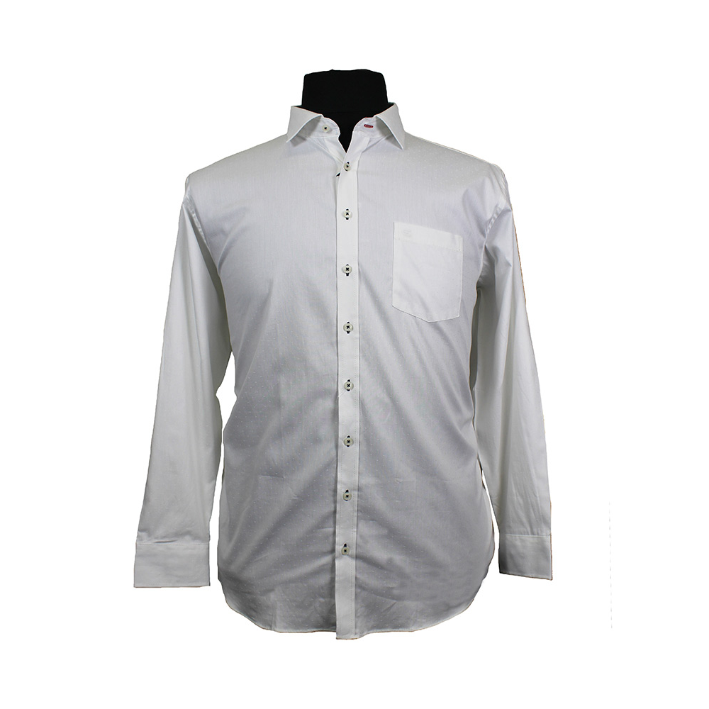 Casa Moda 29408 Pure Cotton Self Colour Dot Pattern Shirt