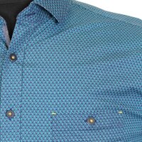 Casa Moda 28967 Stretch Cotton Droplet Pattern Shirt