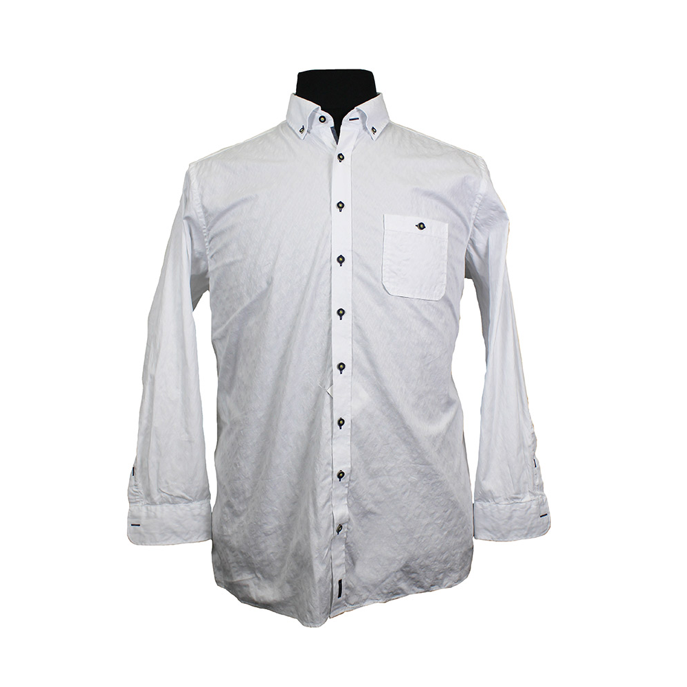 Casa Moda 28964 Pure Cotton Self Coloured Pattern Shirt 