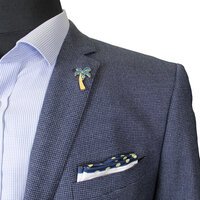 Savile Row DJ1 Pure Wool Houndstooth Weave Sports Coat