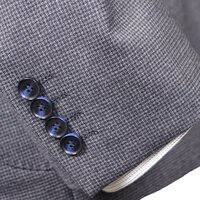 Savile Row DJ1 Pure Wool Houndstooth Weave Sports Coat