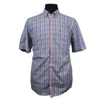 Casa Moda 27240 Cotton Multi Mini Check with Buttondown Collar Shirt