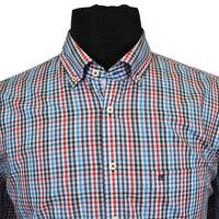 Casa Moda 27240 Cotton Multi Mini Check with Buttondown Collar Shirt