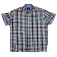Casa Moda 22271 Cotton Casual Fit Small Pane Check Shirt