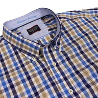 Casa Moda 22102 Cotton Casual Fit Mini Check Shirt