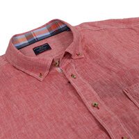 Casa Moda 24257 Pure Linen Weave Casual Fit Shirt with Trim