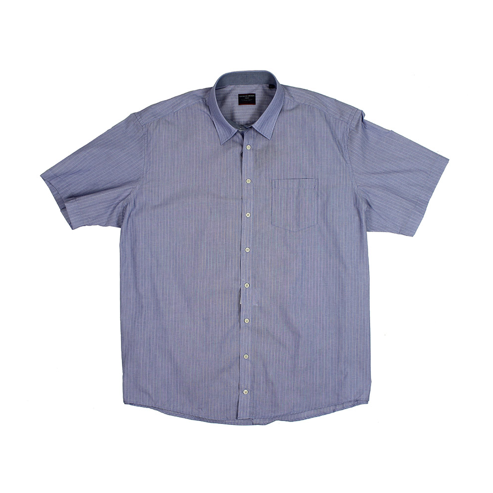 Casa Moda 28702 Cotton Comfort Fit Wide Stripe Casual Shirt