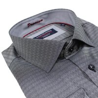 Casa Moda 28188 Easy Care Cotton Diamond Self Pattern Shirt