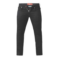 D555 15498 Stretch Denim Tapered Leg Plain Wash Jean