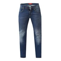 D555 15495 Stretch Denim Tapered Leg Stonewash Jean