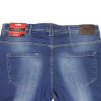 D555 15495 Stretch Denim Tapered Leg Stonewash Jean