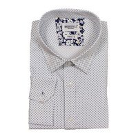 Brooksfield 1552 Cotton Dot Arrow Pattern Fashion Shirt