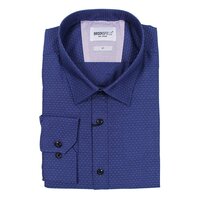 Brooksfield 1543 Cotton Mini Box Pattern Fashion Shirt