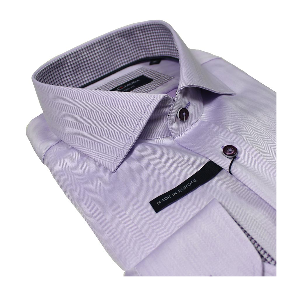 Casa Moda 30705 Pure Cotton Non Iron Herringbone Weave Shirt