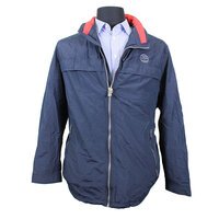 Redpoint Cotton Nylon Zip Jacket with Drawstring Waist & Hood