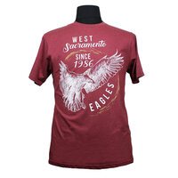 Kam 5230 Cotton Mix West Sacramento Eagles Print Tee