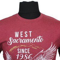 Kam 5230 Cotton Mix West Sacramento Eagles Print Tee