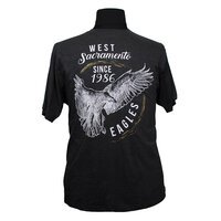 Kam 5230 Cotton Mix West Sacramento Eagles Print Tee