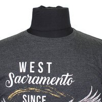 Kam 5230 Cotton Mix West Sacramento Eagles Print Tee