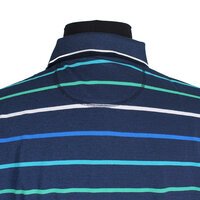 Casa Moda 310600 Cotton Mix Horizontal Stripe Polo with Pocket