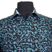 Berlin L438 Cotton Ornate Print Shirt