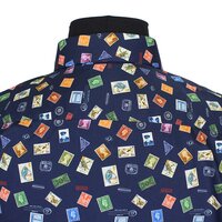 Berlin L464 Cotton Postage Print Shirt