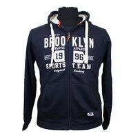 D555 16158 Cotton Fleece Mix Brooklyn Sports Team Logo Hoodie