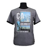 D555 16181 Cotton City of Angels Print Fashion Tee