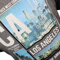 D555 16181 Cotton City of Angels Print Fashion Tee