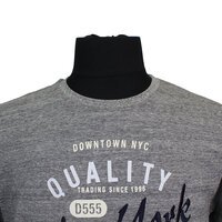 D555 16177 Cotton Mix Downtown NYC Logo Fashion Tee