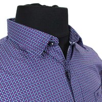 Casa Moda 3133100 Pure Cotton Abstract Box Pattern Fashion Shirt