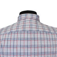 Casa Moda 3142200 Pure Cotton Small Pane Check B'Down Collar Shirt