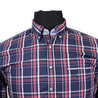 Campione 1707039 Pure Cotton Multi Check Buttondown Collar Shirt