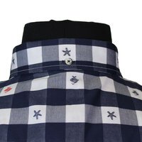 Campione 1707035 Pure Cotton Check Design Buttondown Collar Shirt