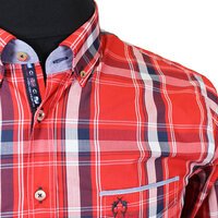 Campione 1707039 Pure Cotton Multi Check Buttondown Collar Shirt