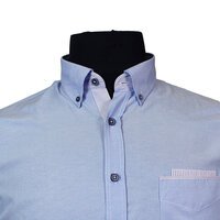 Campione 1707011 Cotton Mix Oxford Weave Buttondown Collar Shirt