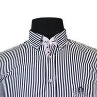 Campione 1707023 Pure Cotton Bengal Stripe Buttondown Collar Shirt