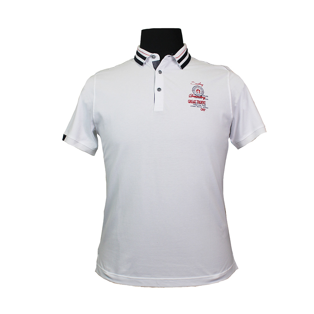 Campione 1097002 Cotton Stretch Great Trophy Logo Polo