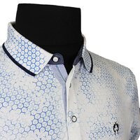 Campione 1097407 Cotton Stretch Honeycomb Pattern Polo