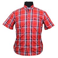 Campione  Pure Cotton Multi Check Buttondown Collar Shirt