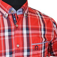 Campione  Pure Cotton Multi Check Buttondown Collar Shirt