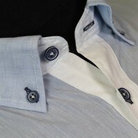 Campione 1707406 Cotton Linen Delgarda Logo Buttondown shirt